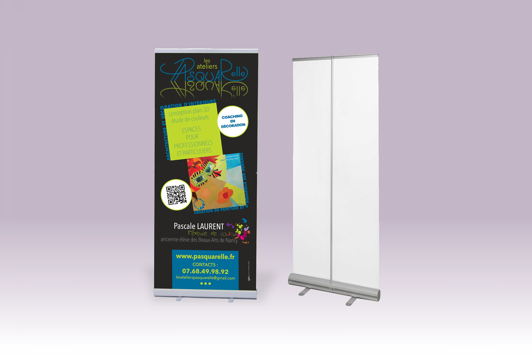 Roll-up aluminium slide 01