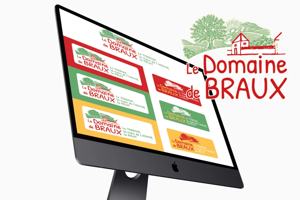 Création logo Domaine de Brau