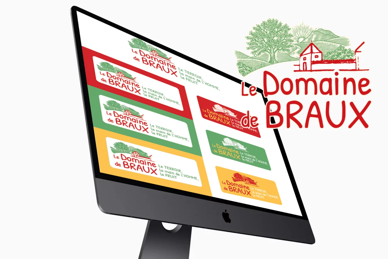 Création logo Domaine de Brau