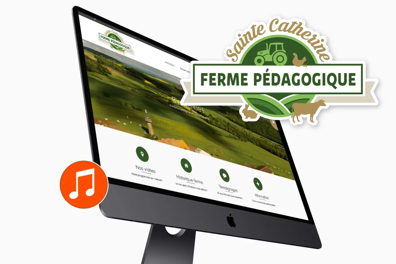 Site internet Ferme Sainte Catherine