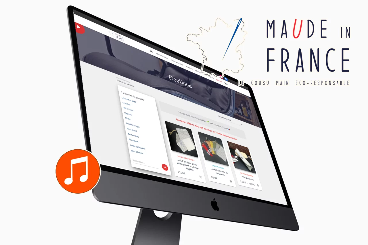 eCommerce Maude In France