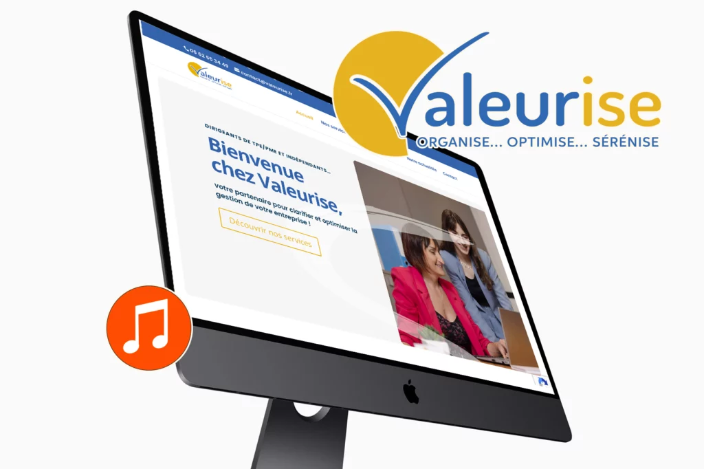 Valeurise identité logo et sonore