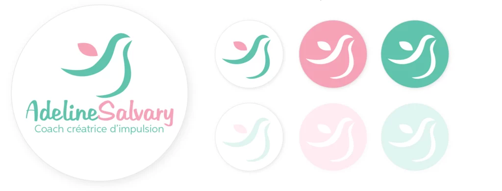 Adeline Salvary logo déclinaison