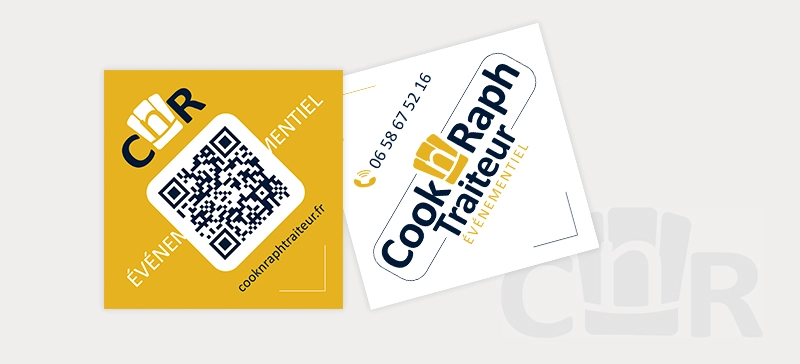 CooknRaphTraiteur Design Carte Commerciale